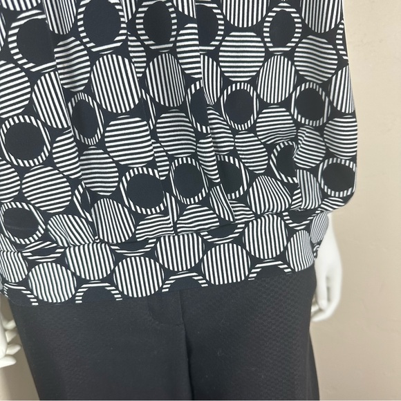 Chapter Black and White Patterned Blouse - Picture 3 of 5
